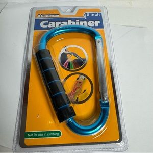 NWT. Large Aluminum Carabiner. Made of high quality aluminum for durability.
